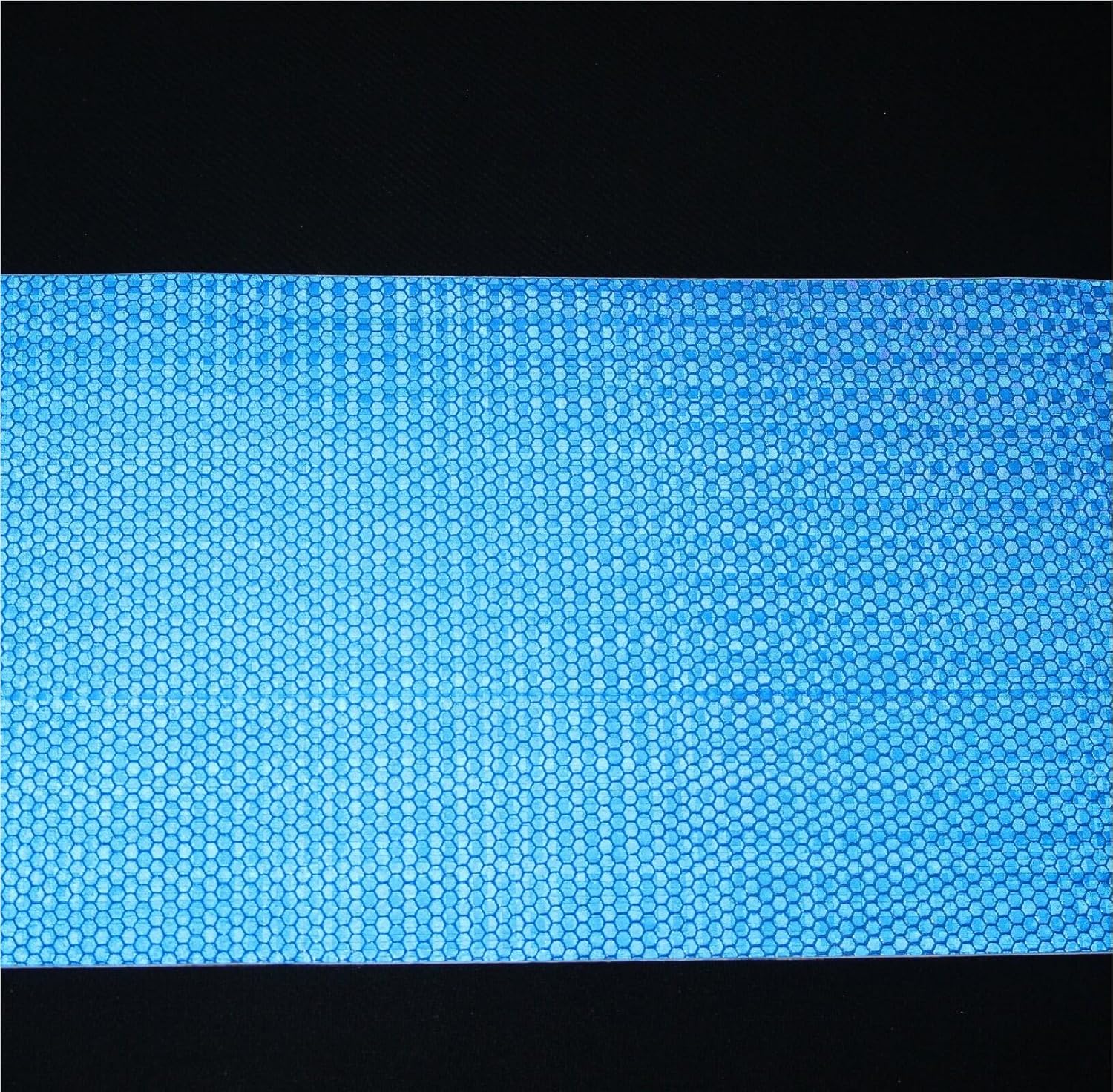 Blue Reflective Tape 8 inch Wide, Outdoor Waterproof High Visibility Warning Industrial Marking Tape, Safety Stickers (68 feet)