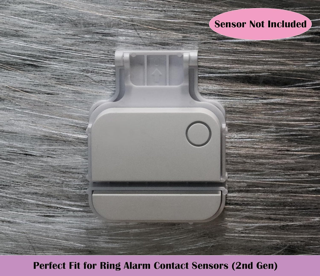 Garage Door Bracket Compatible with R-ing Alarm Contact Sensors (2nd Gen) – Perfect Fit, Reliable Hold, Quick Setup (2 Pack)