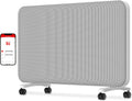 Graphene Convection Panel Infrared Space Heater for Indoor Use Large Room, 1500W Heater with Thermostat, Portable Stand Wall Mounted, Smart WiFi App Control Energy Saving,Work with Tuya