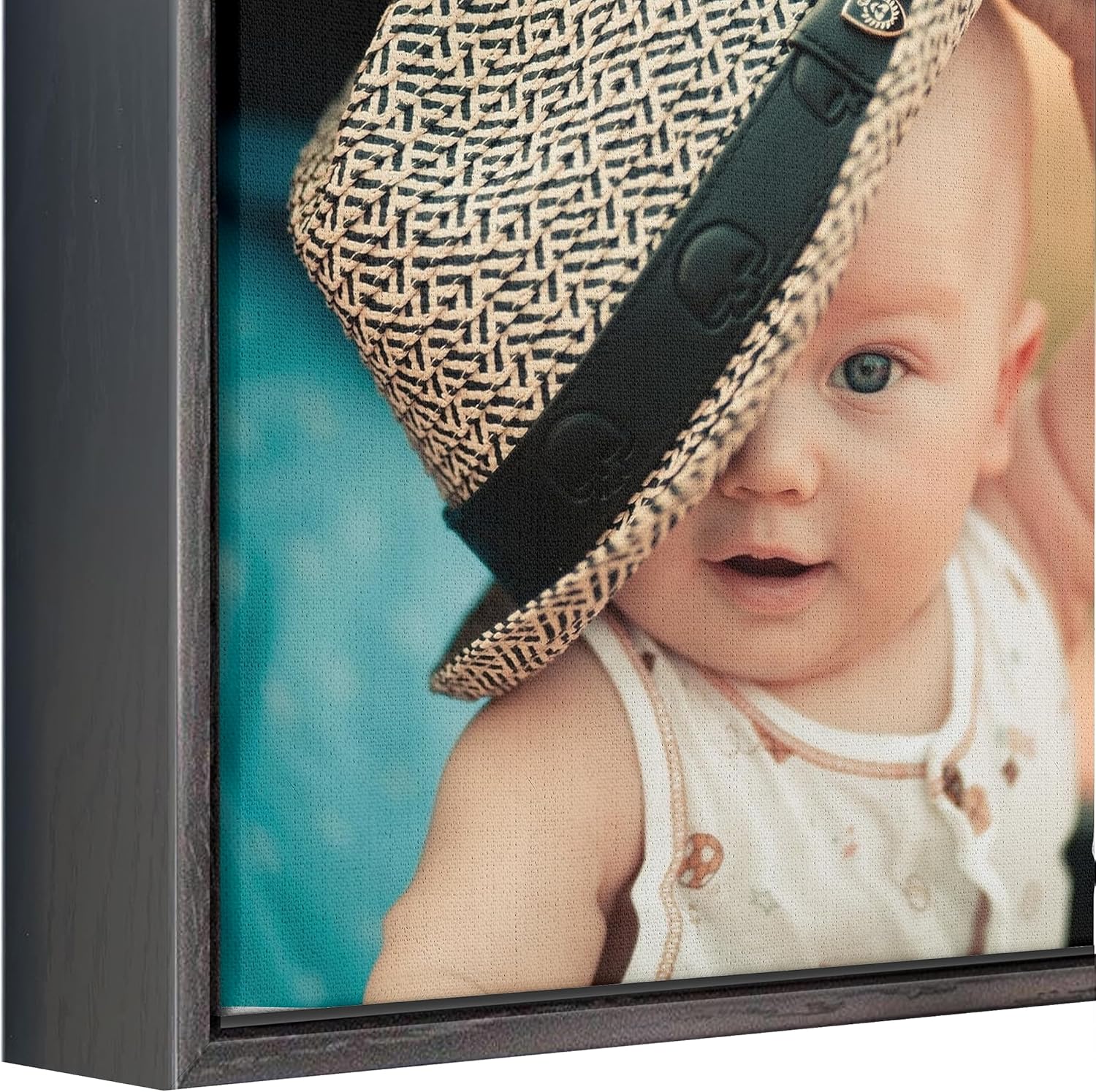 P&L ART. Personalized Custom Canvas Prints: Photo On Canvas Transform Your Photos into Stunning Framed Wall Art Digitally Printed Photo To Canvas Ideal for Home Decor Gifts Keepsakes Black 12X16