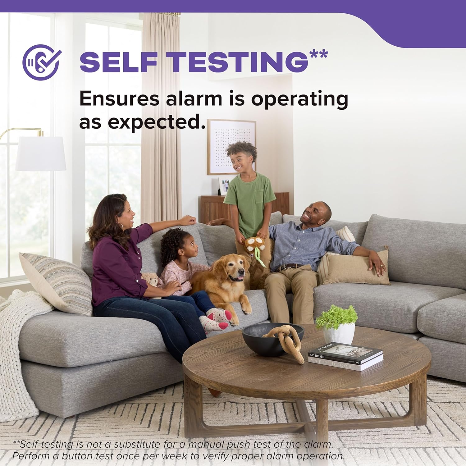 Kidde Smoke & Carbon Monoxide Detector for Home, AA Battery Powered, LED Notifications, 3-Pack