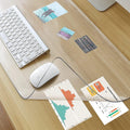 Awnour Clear Desk Mat on top of desks - 32 x 16 inches - Clear Transparent Plastic Desk Protector - Desk Writing Mat for Office and Home