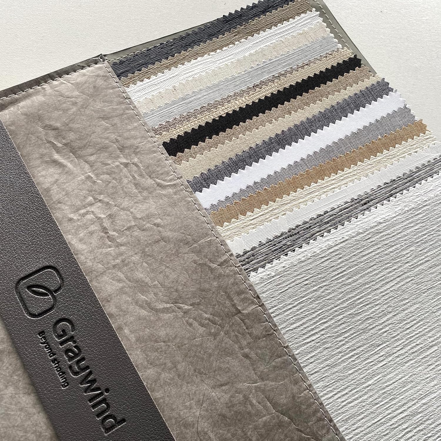 Graywind Roller Shades 100% Blackout Window Shades Fabric Sample