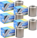 750 Grams 5 Pack Gun Safe Dehumidifier, Reusable Canister Desiccant Dehumidifier, Rechargeable 1.65 Lbs Indicating Silica Gel Orange To Green