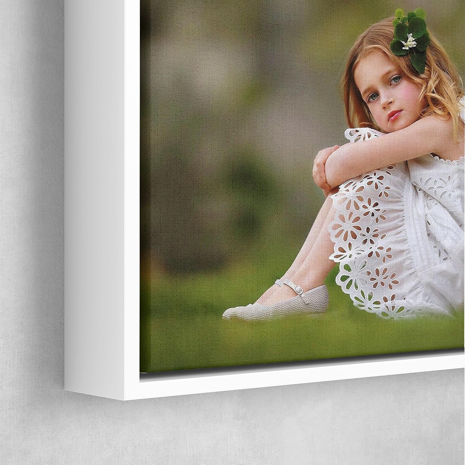 P&L ART. Personalized Custom Canvas Prints: Photo On Canvas Transform Your Photos into Stunning Framed Wall Art Digitally Printed Photo To Canvas Ideal for Home Decor Gifts Keepsakes White 16X24