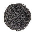 US Weight (Made in USA) 2" x 500' Black Plastic Safety Chain ft. SunShield UV Resistant Technology