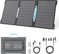 45W Portable Solar Panels Chargers with USB-C, USB-A and DC Outputs Foldable IP67 Waterproof Solar Panel for Camping,Power Emergency for Small Power Station,Phones, Power Banks