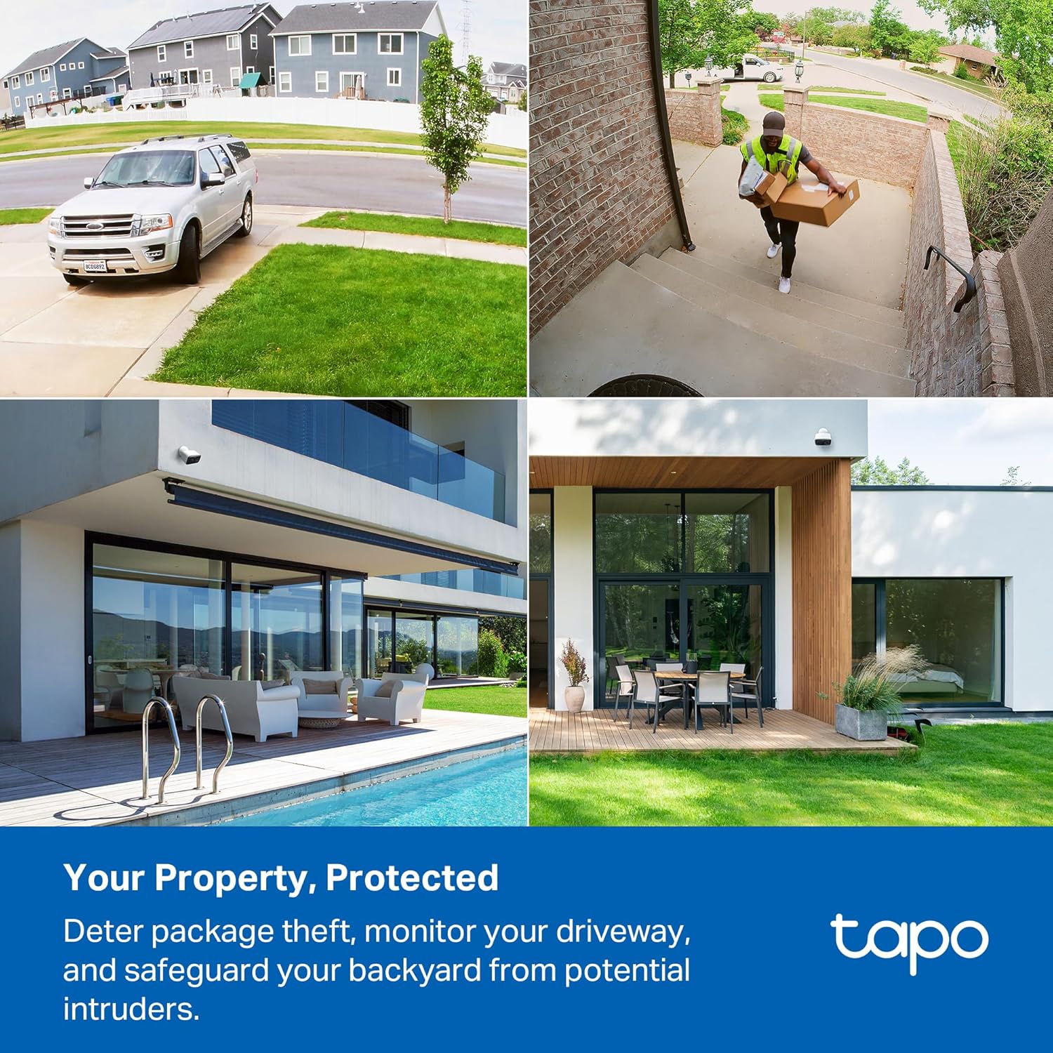 Tapo Outdoor Security Camera Wireless, 1080P, Up to 180 Days Battery, Free Person Detection, Color Night Vision, SD/Could Storage, Alexa & Google Assistant Compatible, Ideal for Homeowners(C400)