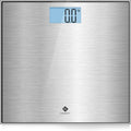 Etekcity Stainless Steel Digital Body Weight Bathroom Scale Step-On Technology Large Blue LCD Backlight Display, 400 Pounds , Grey, 12x12 Inch (Pack of 1)