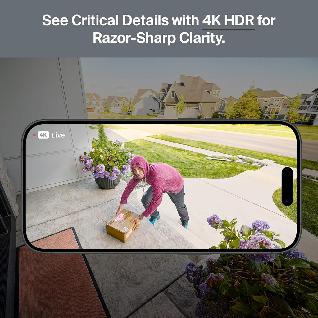 Arlo Ultra Add-On Security Camera 4K HDR (3rd Gen, 2025 Release) - Requires SmartHub, Wireless Outdoor Camera, Battery Power, Emergency Response, Event Caption, 1-Mo Trial of Secure Plan, 1 Cam, Black
