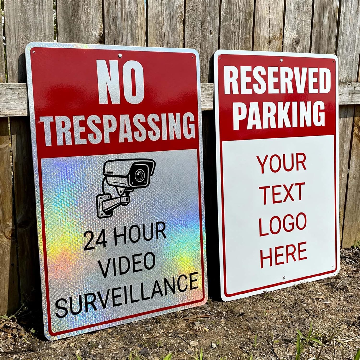 Custom Signs Outdoor, Personalized Metal Signs for Business, 24x18 Inches, Rust Free .040 Aluminum, Fade Resistant, Reflective Option